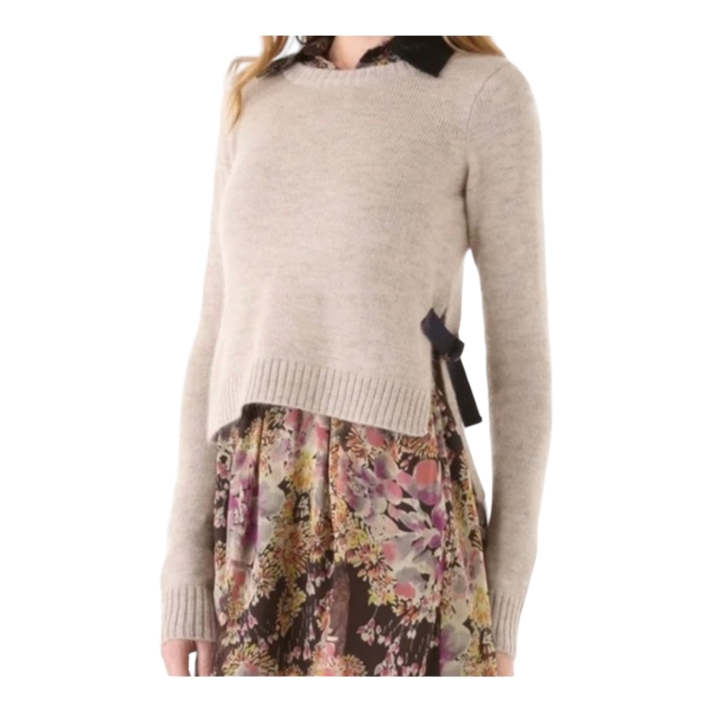 GRYPHON New York Wool/Mohair Crewneck Sweater S Minimalist